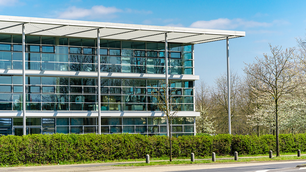 Glasgebäude