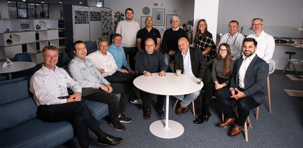 Teamfoto Finance & Project Management der Innflow AG
